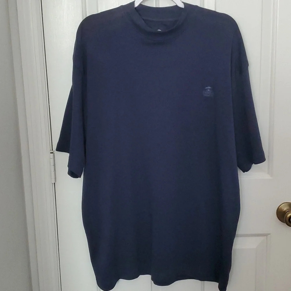 Pebble Beach Short Sleeve Cotton Mock T Shirt
